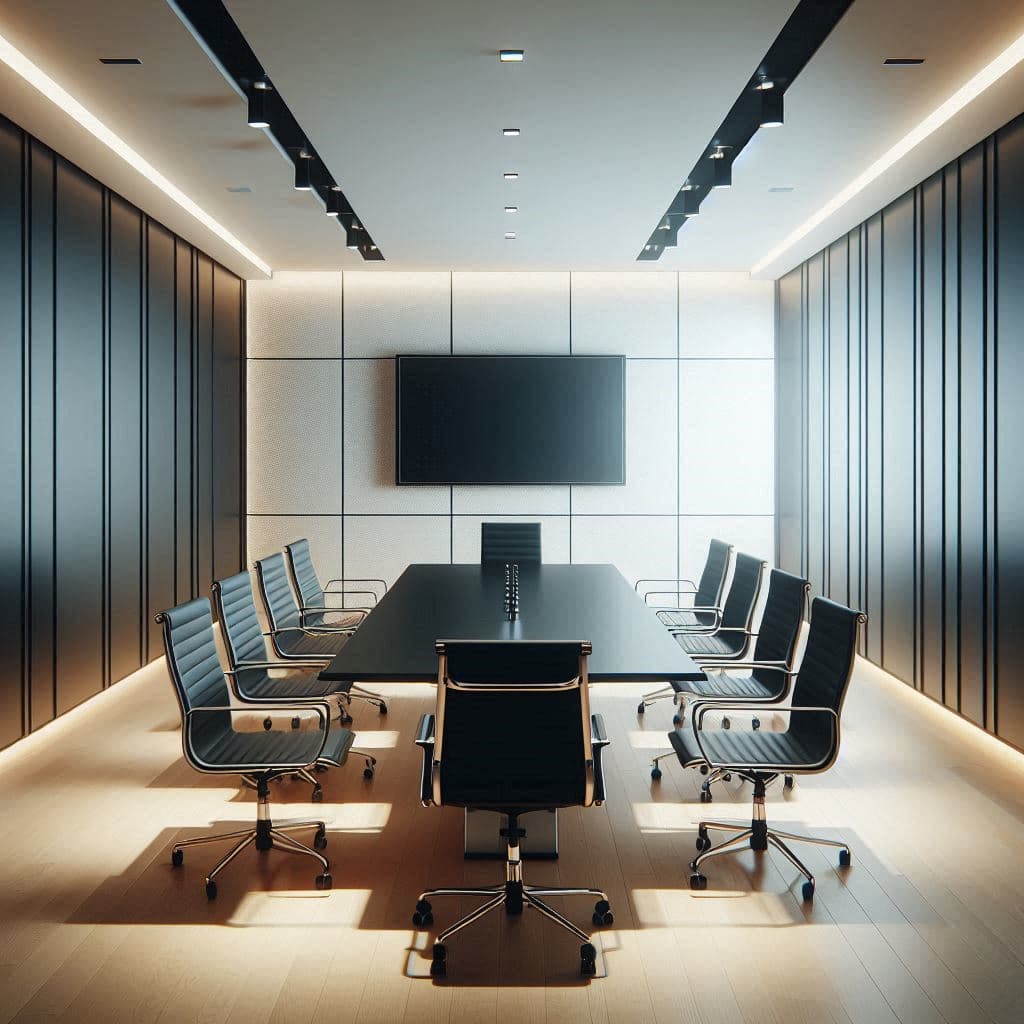 写字楼办公跨楼层项目组并行视频会议时天花板声桥管理权限一般由哪个岗位设定